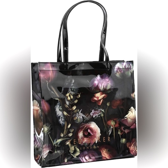Ted Baker Handbags - NWT Ted Baker Small Dowcon Flora Icon Bag Shopper Tote in Mid Grey